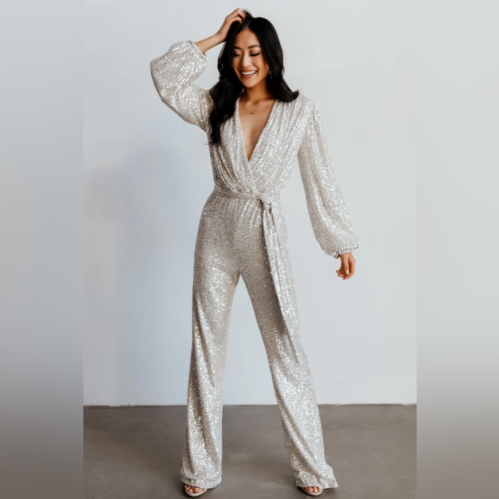Baltic Born Brussels Sequin Jumpsuit XL